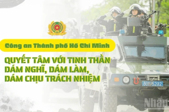 Công an Thành phố Hồ Chí Minh: Quyết tâm với tinh thần dám nghĩ, dám làm, dám chịu trách nhiệm