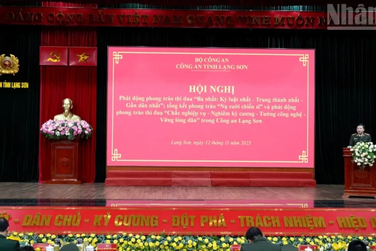 Công an Lạng Sơn phát động các phong trào thi đua góp phần xây dựng lực lượng