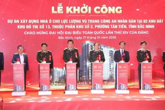 Bắc Ninh: Khởi công xây dựng nhà ở cho lực lượng công an